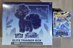 Pokemon 1x Silver Tempest Elite Trainer Box + Build and Battle Box Sealed lot - Image 1