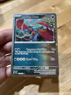 Pokemon Temporal Forces, Roaring moon #109 Cosmos Holo (NM) - Image 1