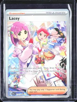 Pokemon TCG Lacey 172/142 Sv07 Stellar Crown Holo Trainer - Image 1