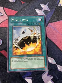 Yu-Gi-Oh! Ancient Sanctuary Mystik Wok 2004 Unlimited AST-036 LP - Image 1