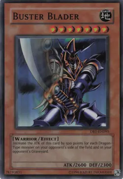 Yugioh Buster Blader DB1-EN095 Super Rare NM - Image 1
