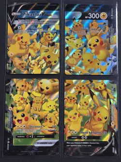 Pokemon TCG - Pikachu V-Union - SWSH139 - 142 - Celebrations Promo 4 Card Set NM - Image 1