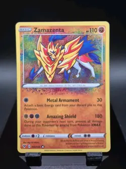 102/185 Zamazenta : Amazing Rare Card : SWSH-04 Vivid Voltage - Image 1