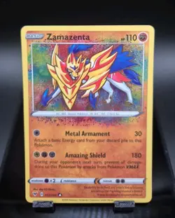 102/185 Zamazenta : Amazing Rare Card : SWSH-04 Vivid Voltage - Image 2