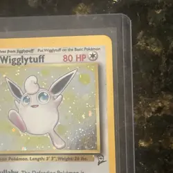 Pokemon TCG Wigglytuff Base Set 2 Holo Rare Card 19/130 Swirls LP+ - Image 5