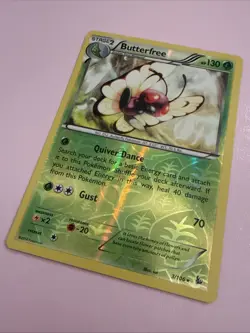 Pokemon TCG Butterfree Card 3/106 Rare XY: Flashfire 2014 Reverse Holo - Image 2