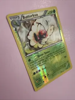 Pokemon TCG Butterfree Card 3/106 Rare XY: Flashfire 2014 Reverse Holo - Image 3