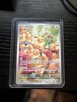 Pokemon Eevee IR 188/167 Sv06 Twilight Masquerade Holo Card NM Condition - Image 1