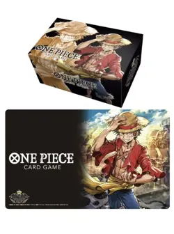 One Piece Card Game: Playmat and Storage Box Set - Monkey D. Luffy - Image 1
