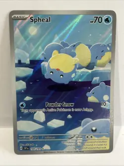 Pokemon Cards - Spheal 199/191 SIR - Surging Sparks - Mint / NM - Image 1