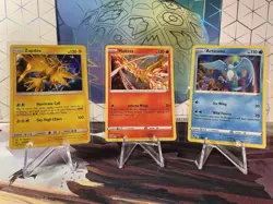 Legendary Birds Trio Arcticuno, Zapdos, Moltres Holo Rare Pokemon Cards NM - Image 1
