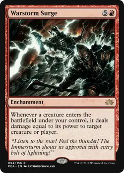 MTG Planechase - Warstorm Surge NM - Image 1