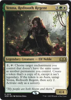 Yenna, Redtooth Regent R Wilds of Eldraine 219 NM - Image 1