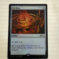 Mtg Sol Ring Commander Promo Foil - Image 1
