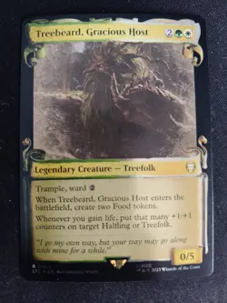 MTG Treebeard, Gracious Host Lotr: Tales of Middle-earth 483 Scroll *FOIL* - Image 1