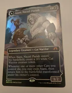Ajani, Nacatl Pariah (Borderless) Modern Horizons 3 Foil - Image 1