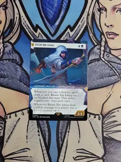 1x Basim Ibn Ishaq Showcase NM/M ACR MTG Magic the Gathering - Image 1