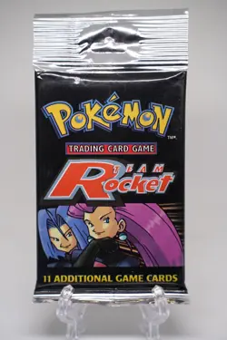 Pokemon Team Rocket Unlimited Booster Pack Factory Sealed WOTC 2000 Vintage TCG - Image 1