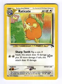 Raticate Southern Islands #06 (1999) Promo Promo MP Pokemon - Image 1