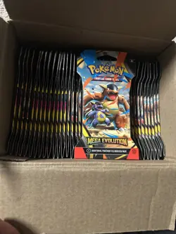 (40) x Mega Evolution Sleeved Booster Pack Sealed Pokemon Lot-mixed art - Image 1