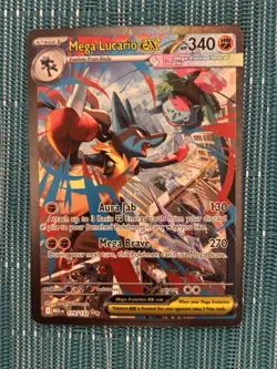 Mega Lucario ex 179/132 - Pokemon TCG Mega Evolution Holo SIR NM - Image 1