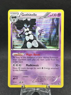 Pokemon TCG BW Legendary Treasures Gothitelle Holo Rare 72/113 NM - Image 1
