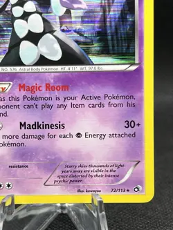 Pokemon TCG BW Legendary Treasures Gothitelle Holo Rare 72/113 NM - Image 4