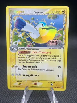 Pokemon TCG Pelipper (NM) Delta Species Reverse Holo 26/100 Crystal Guardians - Image 1
