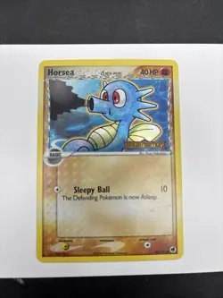 Pokemon TCG Horsea - (Delta Species) 50/101 Dragon Frontiers Reverse Holo LP - Image 1