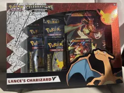 Pokemon TCG Celebrations Lance's Charizard V Collection Factory Sealed Box - Image 1