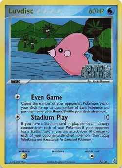 Luvdisc 7/100 Reverse Holo Rare Crystal Guardians Stamped + NM+ FREE SHIPPING - Image 1