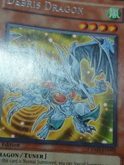1st Edition LP Yu-Gi-Oh TCG Crimson Crisis CRMS-EN002 Debris Dragon English - Image 4