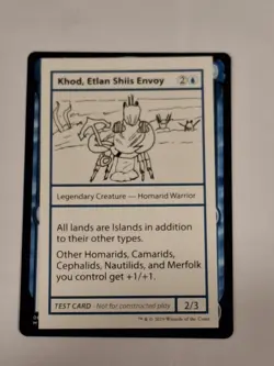 Khod, Etlan Shiis Envoy - Playtest Card Magic the Gathering MTG Nice! - Image 1