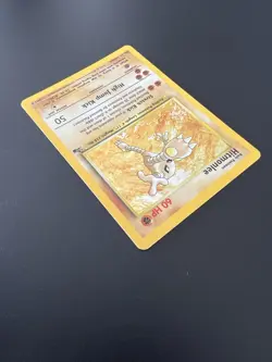 Hitmonlee 7/62 Fossil Unlimited 1999 Pokemon Card Holo Rare NM - Image 4