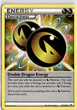 Double Dragon Energy Uncommon XY - Roaring Skies 97/108 Pokemon Card TCG - Image 1