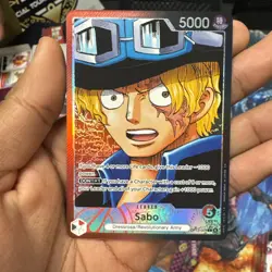 One Piece TCG OP13-004 Sabo Alt Art Leader AA Card Game CCG English - Image 1