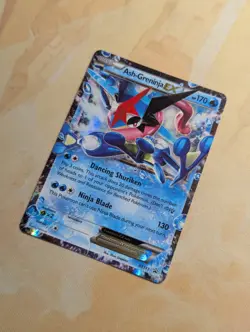Pokemon TCG Ash-Greninja EX XY Black Star Promo XY133 Holo Card TCG Regular Size - Image 3