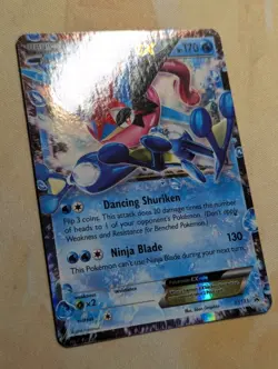 Pokemon TCG Ash-Greninja EX XY Black Star Promo XY133 Holo Card TCG Regular Size - Image 4