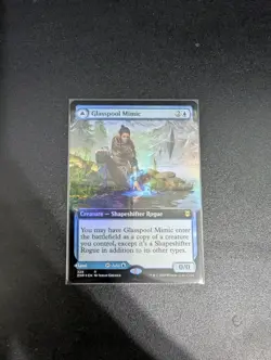 Glasspool Mimic (Extended Art) Zendikar Rising Foil mtg - Image 1