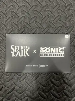 Sonic the Hedgehog Friends And Foes (Rainbow Foil) Secret Lair MTG - New SEALED - Image 1