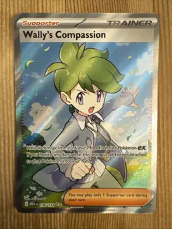 Wally's Compassion 176/132 Full Art Ultra Rare - Pokemon TCG: Mega Evolution NM - Image 1