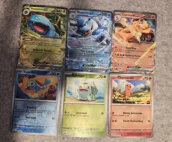 SET Charizard EX 006/165, Venusaur, Blastoise, Charmander - Pokemon: S&V 151 - Image 1