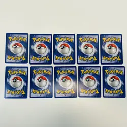 Meowth 62/82 1st Edition Team Rocket Non-Holo Pokemon Card Near Mint QTY (10) - Image 4