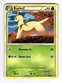 Bayleef Call of Legends #40 (2011) Uncommon NM Pokemon - Image 1