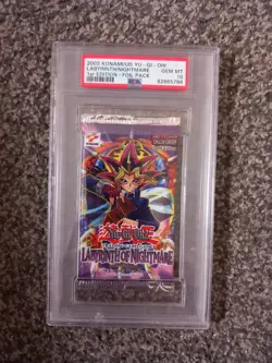 Yu-Gi-Oh! 2003 Labyrinth of Nightmare Booster Pack 1st Edition PSA 10 GEM MINT - Image 1