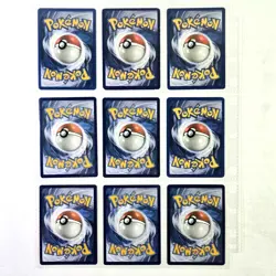 LOT OF 9 GASTLY, HAUNTER & GENGAR POKEMON CARDS - INCLUDES HOLO GENGAR - Image 2