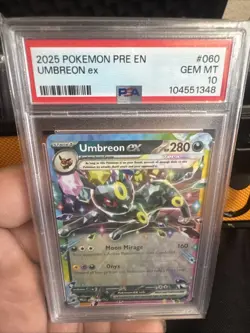 PSA 10 Umbreon ex 060/131 Prismatic Evolutions Double Rare Pokemon Card - Image 1