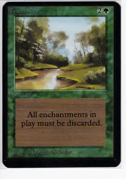 Tranquility Alpha Edition MTG - AMAZING SHAPE! ACTUAL CARD - US SELLER - Image 1