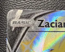 Pokemon TCG Zacian V (Shiny) SWSH292 2023 Black Star Promo Card - LP - Image 3
