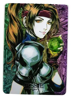Jessie Final Fantasy Laser Engraved Holo Character Art Cardsass Masters Card - Image 1